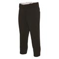 Rise 3/4 Softball Womans Pant BLK XXS Teknisk softballbukse til dame