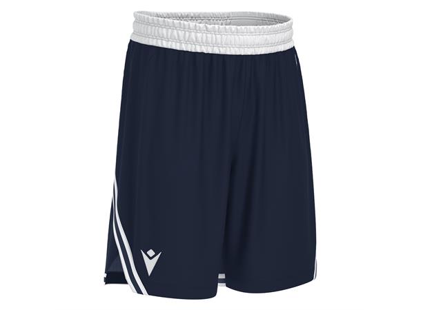 Kansas Basket Eco Shorts NAV/WHT 3XL Teknisk basketshorts - Unisex 