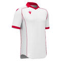 Warden Eco Match Day Shirt WHT/RED XXS
