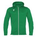 Freyr Hoody Full Zip Top GRN S Overtrekksjakke - Unisex